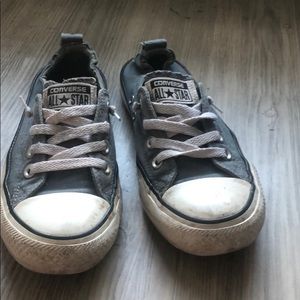 Blue/Gray Converse All Stars